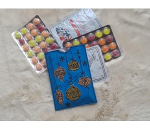 Türchen Stickserie ITH - Schokolinsen Adventskalender to go Hüllen Vol. 2